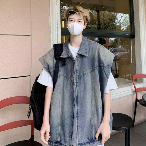 メンズ ファッション 服 男性用 オシャレ シンプル 大人 かっこいい 大きいサイズ ストリート 紳士服 アメリカン レトロ ウォッシュ ショルダーパッド デニム ベスト ワークウェア ジャケット ノースリーブベスト メンズ ファッション 服 男性用 オシャレ シンプル 大人 かっこいい 大きいサイズ ストリート 紳士服 アメリカン レトロ ウォッシュ ショルダーパッド デニム ベスト ワークウェア ジャケット ノースリーブベスト