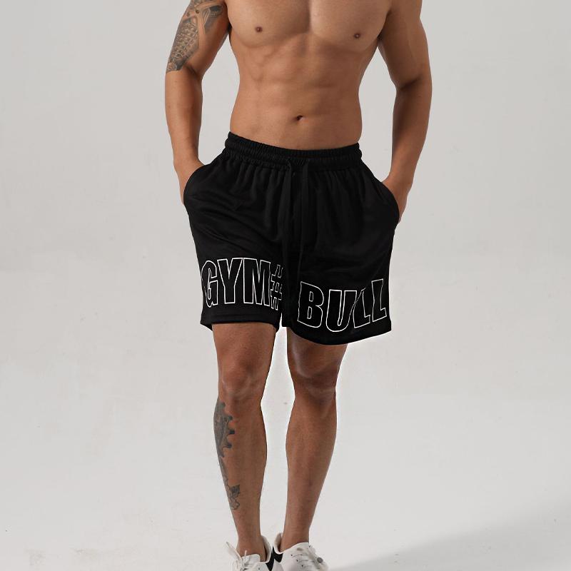 メンズ ファッション 服 男性用 オシャレ シンプル 大人 かっこいい 大きいサイズ ストリート 紳士服 アメリカン スポーツ パンツ フィットネス 速乾 ズボン メッシュ 通気性 ハーフ レングスノー ニー バスケットボール トレーニング スクワット パンツ