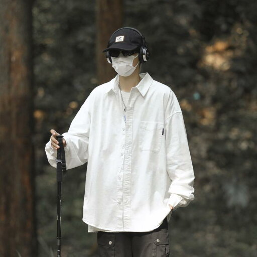 メンズ ファッション 服 男性用 オシャレ シンプル 大人 かっこいい 大きいサイズ ストリート 紳士服 ワークシャツ カジュアル 無地 長袖 シャツ メンズ ファッション 服 男性用 オシャレ シンプル 大人 かっこいい 大きいサイズ ストリート 紳士服 ワークシャツ カジュアル 無地 長袖 シャツ