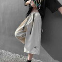 メンズ ファッション 服 男性用 オシャレ シンプル 大人 かっこいい 大きいサイズ ストリート 紳士服 アメリカン パンツ ストリート ドロップ フィール オーバー ザニー ショーツ 夏 オーバー サイズ クロップドパンツ