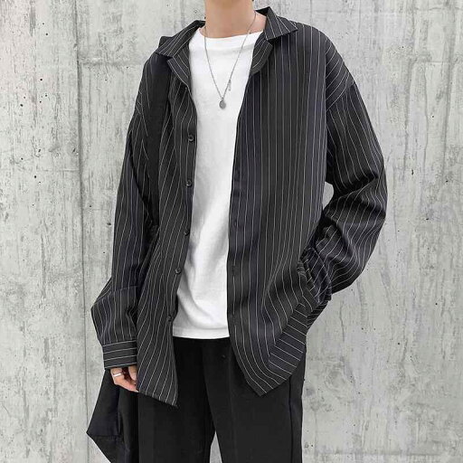 メンズ ファッション 服 男性用 オシャレ シンプル 大人 かっこいい 大きいサイズ ストリート 紳士服 ストライプシャツジャケット スタイル カジュアル ゆったり 長袖 薄手 シャツ メンズ ファッション 服 男性用 オシャレ シンプル 大人 かっこいい 大きいサイズ ストリート 紳士服 ストライプシャツジャケット スタイル カジュアル ゆったり 長袖 薄手 シャツ