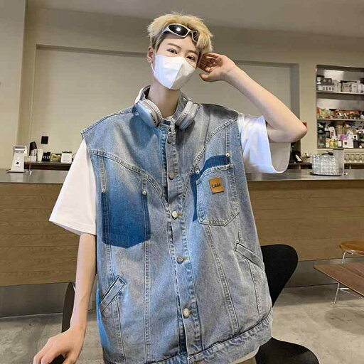 メンズ ファッション 服 男性用 オシャレ シンプル 大人 かっこいい 大きいサイズ ストリート 紳士服 オールドスクール アメリカン レトロ ナショナル ウォッシュ デニム ベスト チョッキ レディース ノースリーブ ジャケット メンズ ファッション 服 男性用 オシャレ シンプル 大人 かっこいい 大きいサイズ ストリート 紳士服 オールドスクール アメリカン レトロ ナショナル ウォッシュ デニム ベスト チョッキ レディース ノースリーブ ジャケット