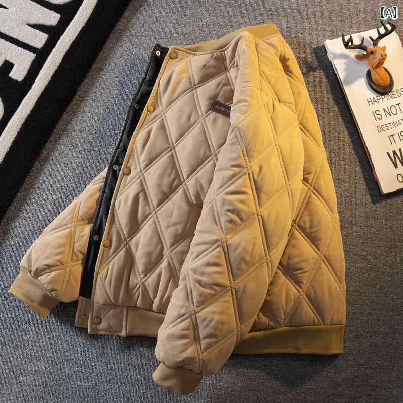 メンズ ファッション 服 男性用 オシャレ シンプル 大人 かっこいい 大きいサイズ ストリート 紳士服 綿 ジャケット 綿 ジャケット 厚手 暖かい 綿 ジャケット