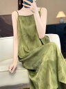 レディース ファッション 服 オシャレ 女性用 シンプル 大人カワイイ 大きいサイズ 婦人服 夏 ハイエンド ジャカード スカート スリム サテン ロング スカート フレンチ サテン ワンピース ドレス
