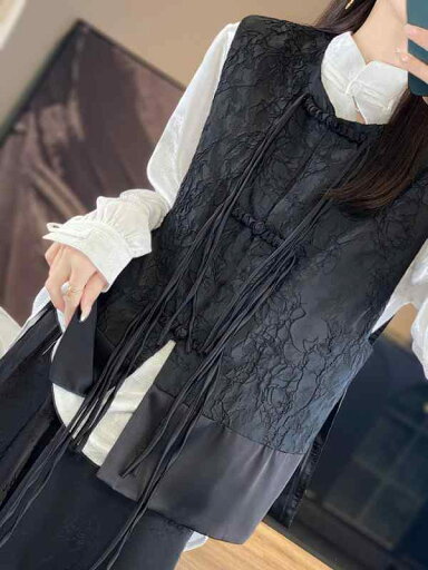 レディース ファッション 服 オシャレ 女性用 シンプル 大人カワイイ 大きいサイズ 婦人服 ベスト 薄手 スタイル バックル ベスト レディース ファッション 服 オシャレ 女性用 シンプル 大人カワイイ 大きいサイズ 婦人服 ベスト 薄手 スタイル バックル ベスト