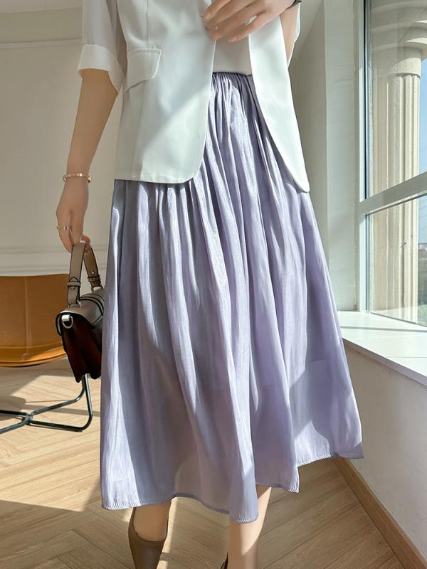 レディース ファッション 服 オシャレ 女性用 シンプル 大人カワイイ 大きいサイズ 婦人服 ミルク ストリーマー スカート フレンチ フェアリー ダブル スカート