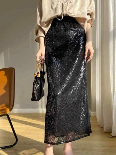 レディース ファッション 服 オシャレ 女性用 シンプル 大人カワイイ 大きいサイズ 婦人服 スパンコール スカート 夏 ロング スカート ヒップ スリム レトロ スカート レディース ファッション 服 オシャレ 女性用 シンプル 大人カワイイ 大きいサイズ 婦人服 スパンコール スカート 夏 ロング スカート ヒップ スリム レトロ スカート