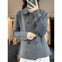 レディース ファッション 服 オシャレ カワイイ 女性用 シンプル 大人カワイイ 大きいサイズ 婦人服 韓国 スタイル ブレザー フェミニン 無地 長袖 トップ...