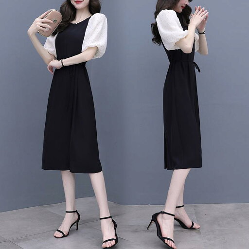 レディース ファッション 服 オシャレ カワイイ 女性用 シンプル 大人カワイイ 大きいサイズ 婦人服 黒 ドレス 夏 フレンチ ハイエンド スト スカート レディース ファッション 服 オシャレ カワイイ 女性用 シンプル 大人カワイイ 大きいサイズ 婦人服 黒 ドレス 夏 フレンチ ハイエンド スト スカート