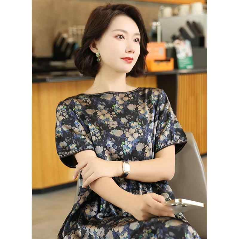 レディース ファッション 服 オシャレ カワイイ 女性用 シンプル 大人カワイイ サイズ 婦人服 夏 プリント スカート ドレス ハイエンド スリム スカート