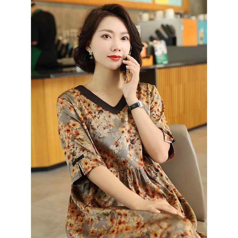 レディース ファッション 服 オシャレ カワイイ 女性用 シンプル 大人カワイイ サイズ 婦人服 スリム スカート 夏 ドレス プリント