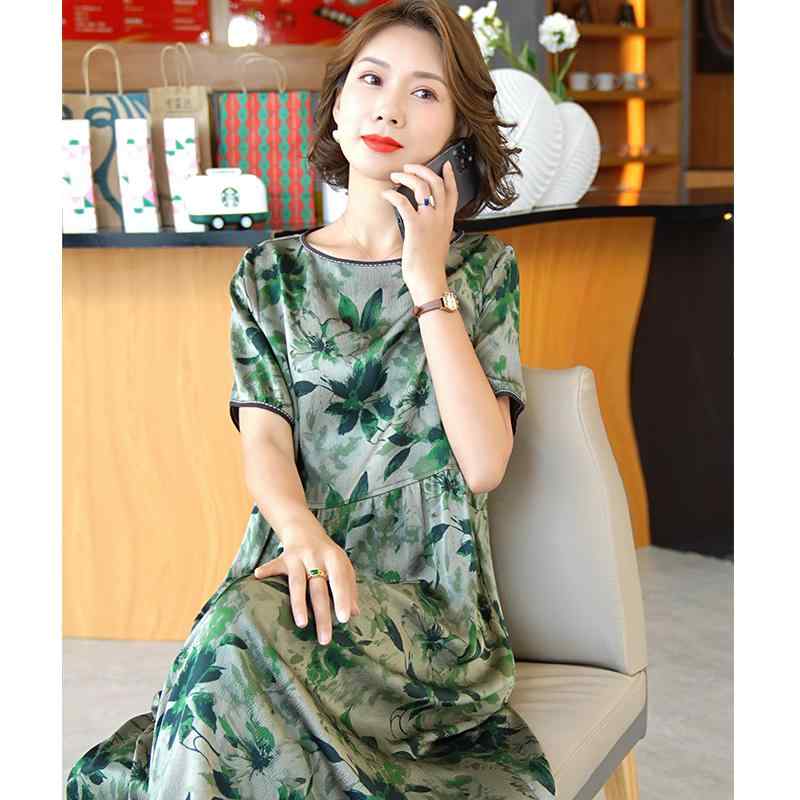 レディース ファッション 服 オシャレ カワイイ 女性用 シンプル 大人カワイイ サイズ 婦人服 ハイエンド ドレス 夏 スリム マザー スカート