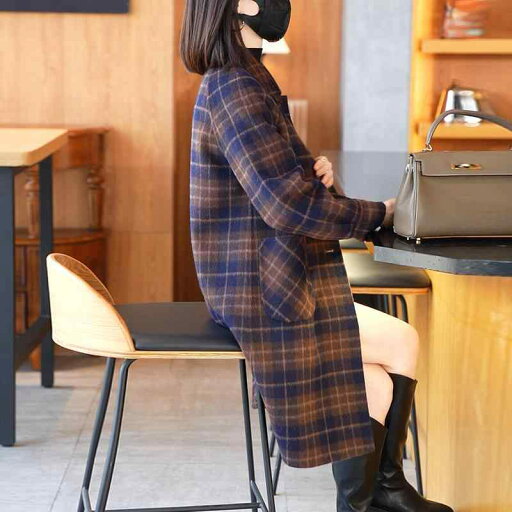 レディース ファッション 服 オシャレ カワイイ 女性用 シンプル 大人カワイイ サイズ 婦人服 レトロ ウール コート ミドル丈 チェック柄 韓国スタイル レディース ファッション 服 オシャレ カワイイ 女性用 シンプル 大人カワイイ サイズ 婦人服 レトロ ウール コート ミドル丈 チェック柄 韓国スタイル