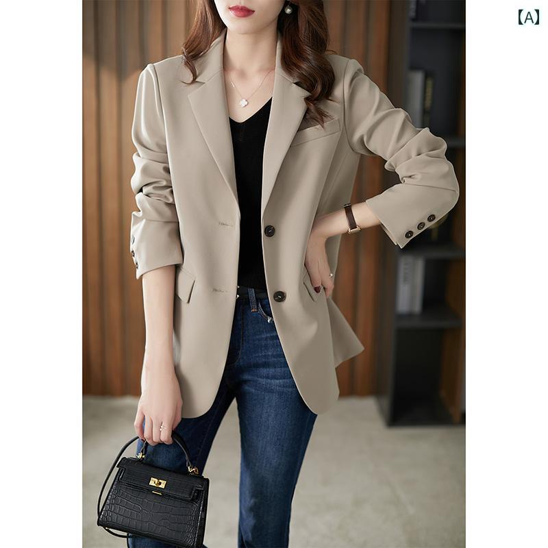レディース ファッション 服 オシャレ カワイイ 女性用 シンプル 大人カワイイ カジュアル ショート コート ジャケット 韓国スタイル スリム 通勤 トップス