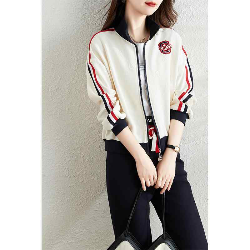 レディース ファッション 服 オシャレ カワイイ 女性用 シンプル 大人カワイイ カジュアル スポーツ カラー カーディガン トレーナー ワイド レッグ パンツ