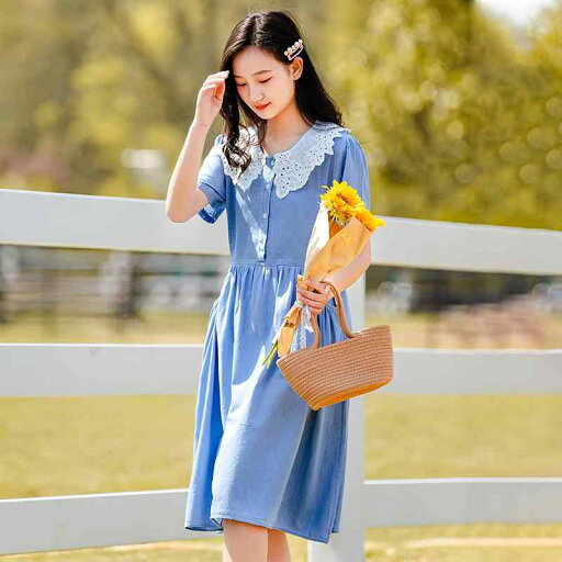 レディース ファッション 服 オシャレ カワイイ 女性用 シンプル 大人カワイイ 女子 サマー ドレス スタイル 中高生 カレッジ スタイル デニムスカート レディース ファッション 服 オシャレ カワイイ 女性用 シンプル 大人カワイイ 女子 サマー ドレス スタイル 中高生 カレッジ スタイル デニムスカート