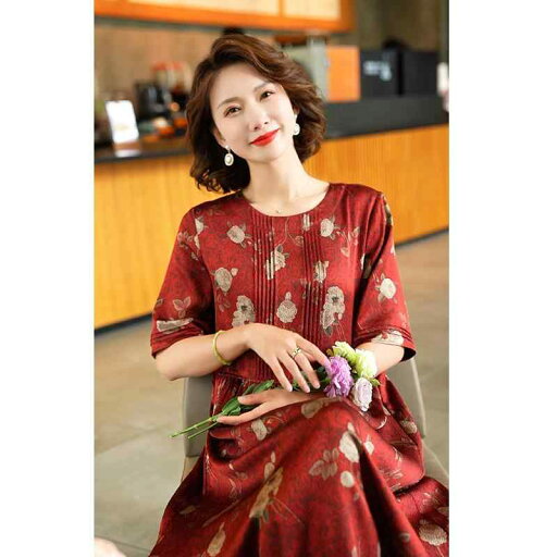レディース ファッション 服 オシャレ カワイイ 女性用 シンプル 大人カワイイ 夏 スタイル ドレス マザー スタイル プリント スカート レディース ファッション 服 オシャレ カワイイ 女性用 シンプル 大人カワイイ 夏 スタイル ドレス マザー スタイル プリント スカート
