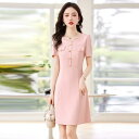 レディース ファッション 服 オシャレ カワイイ 女性用 シンプル 大人カワイイ サイズ 婦人服 ワンピース ドレス 夏 キキョウ フレンチ ハイエンド ティーブレイク スリム スカート