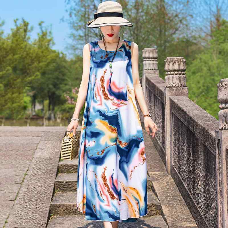 ファッション 服 オシャレ カワイイ シンプル 大カワイイ サイズ 暇 ドレス ハイエンド コットン ロング シニア ビーチ アウターウェア