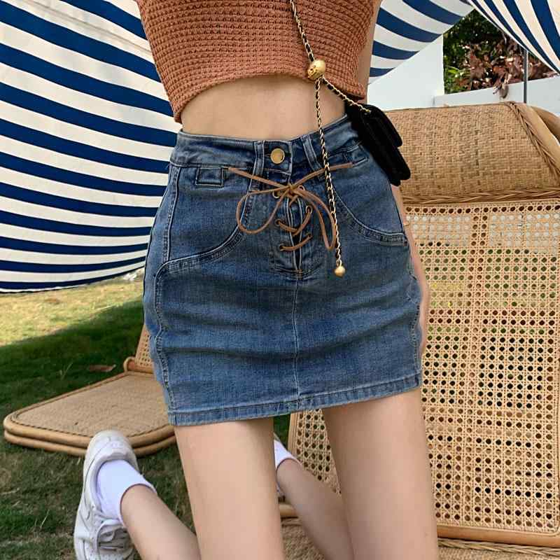 ファッション 服 オシャレ カワイイ シンプル 大カワイイ サイズ 夏服 デニム スカート スリム aライン パンツ