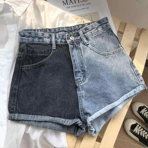 ファッション 服 オシャレ カワイイ シンプル 大カワイイ サイズ カール ジーンズ スタイル aライン パンツ 夏 コントラ カラー ファッション 服 オシャレ カワイイ シンプル 大カワイイ サイズ カール ジーンズ スタイル aライン パンツ 夏 コントラ カラー