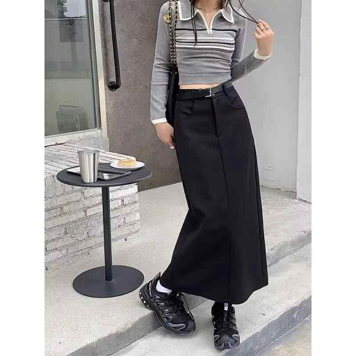 ファッション 服 オシャレ カワイイ シンプル 大カワイイ サイズ aライン 黒 スカート スリット ワークウェア ワン ステップ ロング ファッション 服 オシャレ カワイイ シンプル 大カワイイ サイズ aライン 黒 スカート スリット ワークウェア ワン ステップ ロング