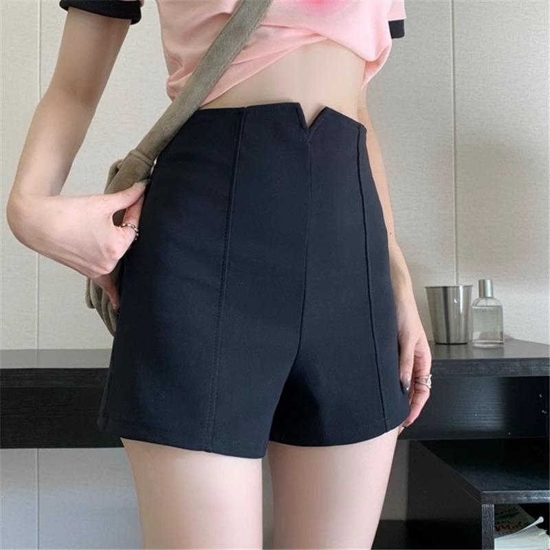 ファッション 服 オシャレ カワイイ シンプル 大カワイイ サイズ 黒 ウェアル タイトフィット ストレッチ カジュアル パンツ 夏 ファッション