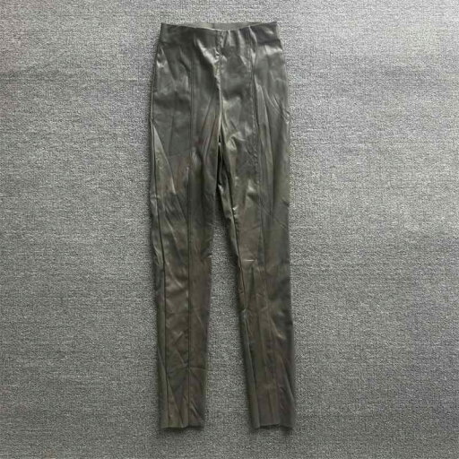 ファッション 服 オシャレ カワイイ シンプル 大カワイイ サイズ タイト パンツ 無地 裾細 PU エコ レザー パンツ カット マーク ファッション 服 オシャレ カワイイ シンプル 大カワイイ サイズ タイト パンツ 無地 裾細 PU エコ レザー パンツ カット マーク