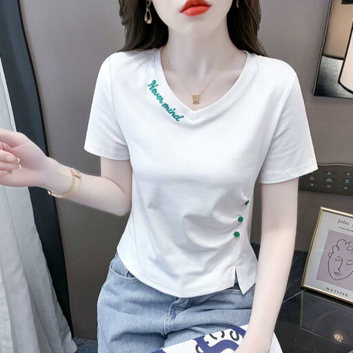 ファッション 服 オシャレ カワイイ シンプル 大カワイイ サイズ 婦服 半袖 T シャツ 夏 ファッション トップスス ファッション 服 オシャレ カワイイ シンプル 大カワイイ サイズ 婦服 半袖 T シャツ 夏 ファッション トップスス