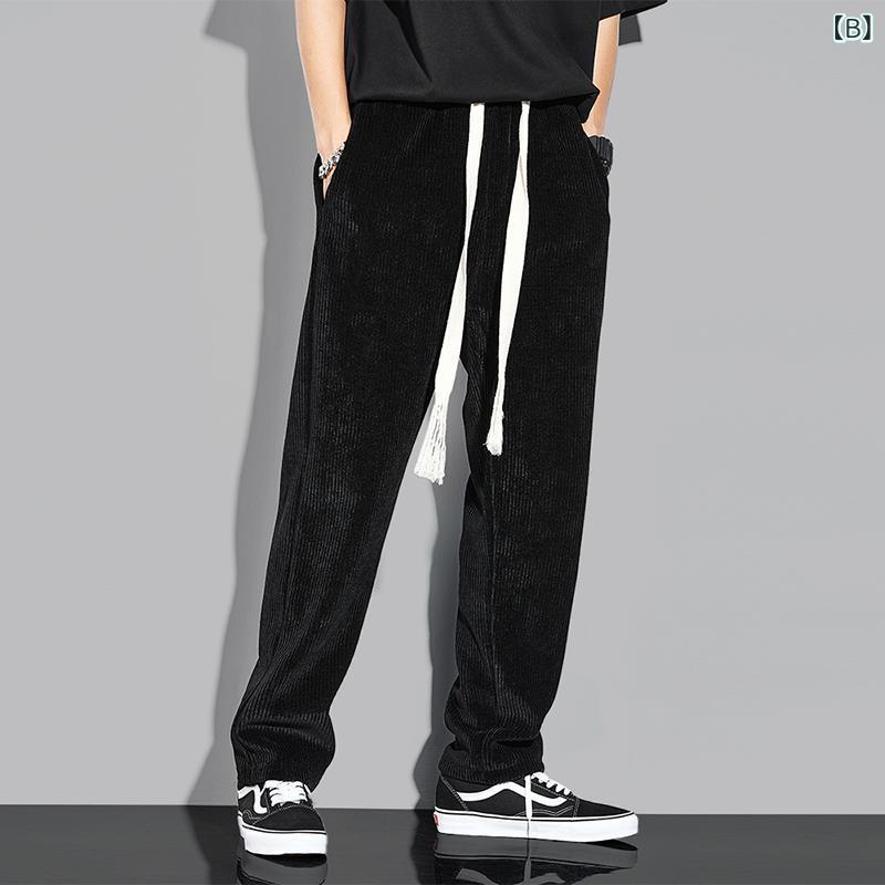 メンズ パンツ 男性用 ストレート ワイドレッ...の紹介画像3