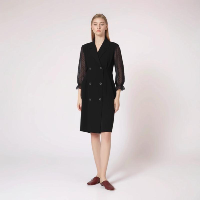 ファッション 服 オシャレ カワイイ シンプル 大カワイイ サイズ 婦服 ワンピース ハイエンド スーツ シフォン ドレス