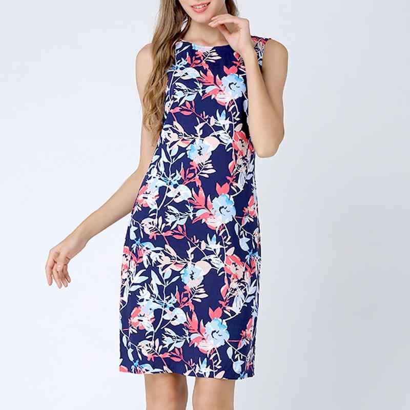 ファッション 服 オシャレ カワイイ シンプル 大カワイイ サイズ 婦服 ハイエンド 綿 ノースリーブ サスペンダー aライン ストレート 花柄 ドレス 夏