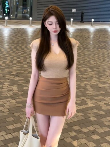 ファッション 服 オシャレ カワイイ シンプル 大カワイイ サイズ 婦服 Vネック 薄手 シンプル スリムフィット T シャツ トップスス プリーツ ヒップ カバー スカート ツーピース スーツ ファッション 服 オシャレ カワイイ シンプル 大カワイイ サイズ 婦服 Vネック 薄手 シンプル スリムフィット T シャツ トップスス プリーツ ヒップ カバー スカート ツーピース スーツ