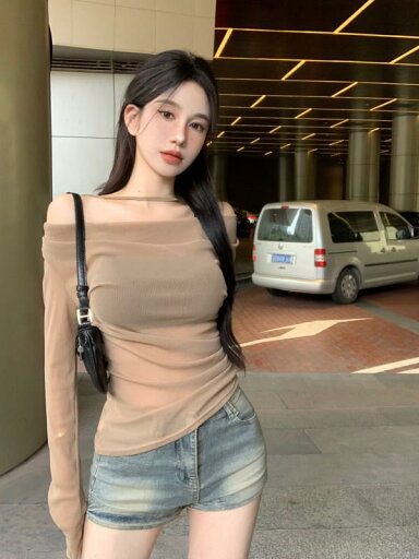 ファッション 服 オシャレ カワイイ シンプル 大カワイイ サイズ 婦服 スリム 長袖 メッシュ T シャツ ブラウス スリムトップスス ファッション 服 オシャレ カワイイ シンプル 大カワイイ サイズ 婦服 スリム 長袖 メッシュ T シャツ ブラウス スリムトップスス