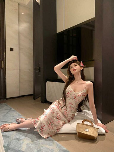 ファッション 服 オシャレ カワイイ シンプル 大カワイイ サイズ 婦服 レース レイ ドレス ガール 夏 花柄 薄手 プリント サスペンダー フィッシュ テール ロング スカート ファッション 服 オシャレ カワイイ シンプル 大カワイイ サイズ 婦服 レース レイ ドレス ガール 夏 花柄 薄手 プリント サスペンダー フィッシュ テール ロング スカート