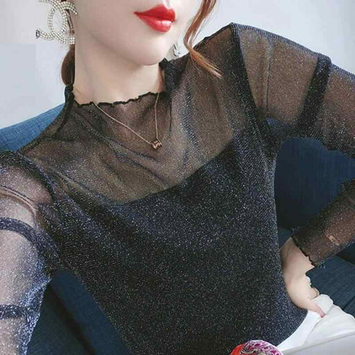 ファッション 服 オシャレ カワイイ シンプル 大カワイイ サイズ 婦服 ハーフ タートルネック 長袖 メッシュシャツ スリムフィット トップス ファッション 服 オシャレ カワイイ シンプル 大カワイイ サイズ 婦服 ハーフ タートルネック 長袖 メッシュシャツ スリムフィット トップス