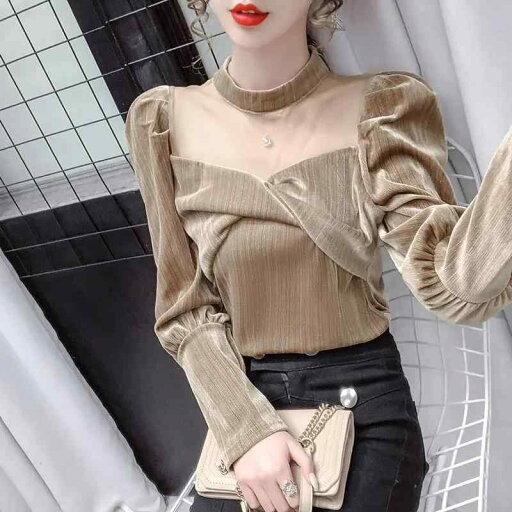 ファッション 服 オシャレ カワイイ シンプル 大カワイイ サイズ 婦服 メッシュ トップス フレンチ ハイエンド パフスリーブ シャツ ファッション 服 オシャレ カワイイ シンプル 大カワイイ サイズ 婦服 メッシュ トップス フレンチ ハイエンド パフスリーブ シャツ