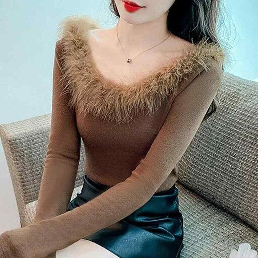 ファッション 服 オシャレ カワイイ シンプル 大カワイイ サイズ 婦服 トップス 長袖 ニット シャツ ファッション 服 オシャレ カワイイ シンプル 大カワイイ サイズ 婦服 トップス 長袖 ニット シャツ