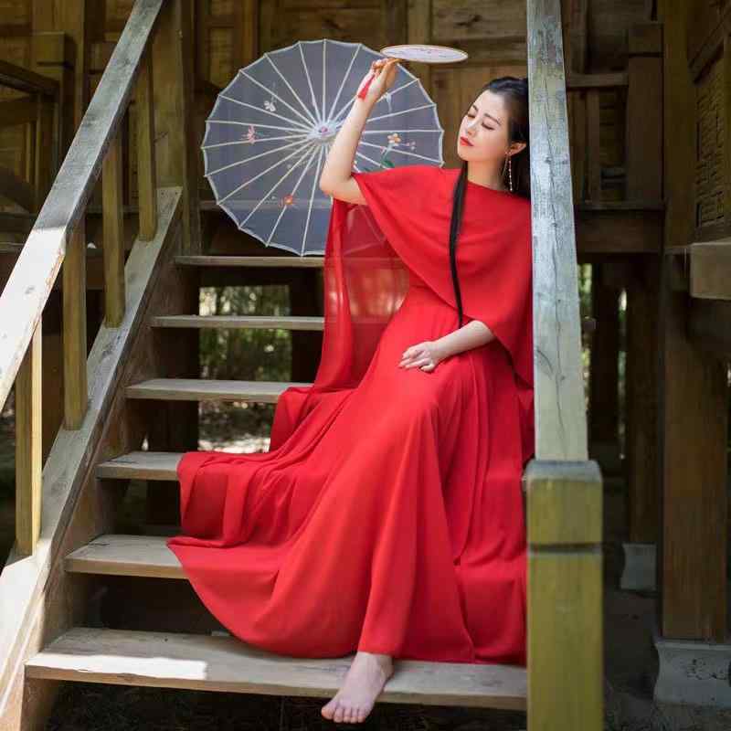 ファッション 服 オシャレ カワイイ シンプル 大カワイイ サイズ 婦服 ワンピース 夏 アンティーク ロングケープツーピース スーツ フェアリー エレガント 茶 ドレス