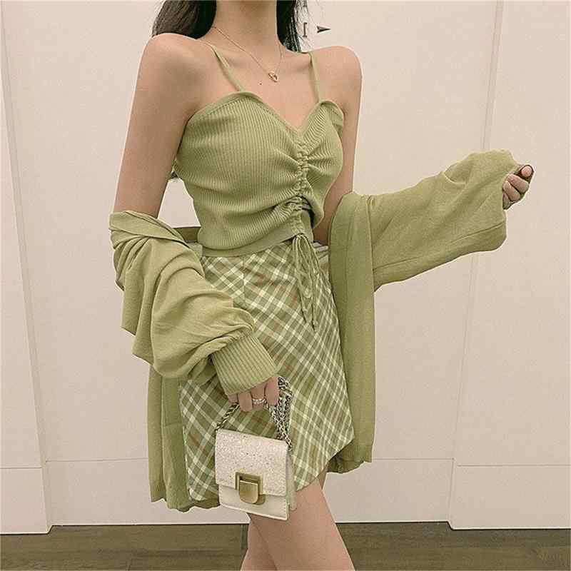 ファッション 服 オシャレ カワイイ シンプル 大カワイイ サイズ 婦服 スーツ スカート カーディガン ..