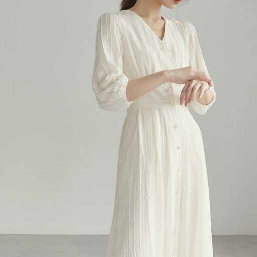 ファッション 服 オシャレ カワイイ シンプル 大カワイイ サイズ 婦服 ワンピース ハイエンド ホワイト シフォン Vネック フェアリー フレンチ ドレス ファッション 服 オシャレ カワイイ シンプル 大カワイイ サイズ 婦服 ワンピース ハイエンド ホワイト シフォン Vネック フェアリー フレンチ ドレス