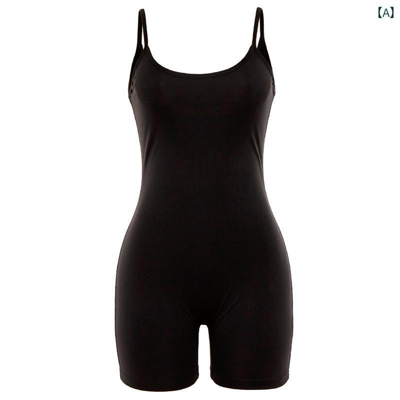 ファッション 服 オシャレ カワイイ シンプル 大カワイイ サイズ 婦服 アメリカン スリム フィット ヒップ リフティング ジャンプ スーツ