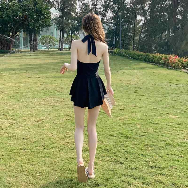 レディース ワンピース水着 スカート セクシー 的 着痩せ 温泉