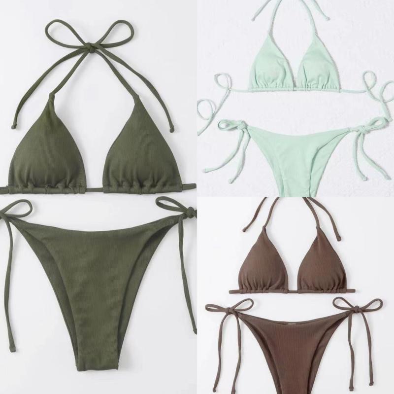 其它 - レディース ビキニ 水着 3点セット セクシー ビーチ 温泉 欧米スタイル風