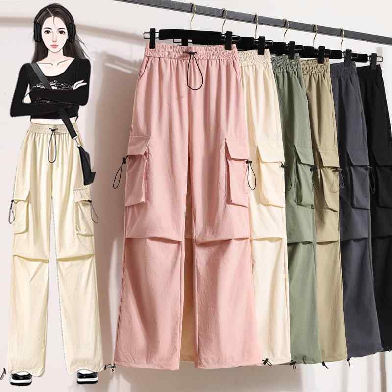 ファッション 服 オシャレ カワイイ シンプル 大カワイイ サイズ 婦服 夏 ズボン カジュアル レトロ