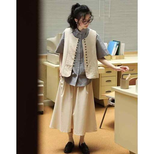 ファッション 服 オシャレ カワイイ シンプル 大カワイイ サイズ 婦服 ハイエンド キャビネット 夏 マルチ ボタン トップス ファッション 服 オシャレ カワイイ シンプル 大カワイイ サイズ 婦服 ハイエンド キャビネット 夏 マルチ ボタン トップス