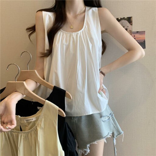 ファッション 服 オシャレ カワイイ シンプル 大カワイイ サイズ 婦服 夏 キャミソール ノースリーブ T シャツ トップス ファッション 服 オシャレ カワイイ シンプル 大カワイイ サイズ 婦服 夏 キャミソール ノースリーブ T シャツ トップス