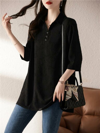 ファッション 服 オシャレ カワイイ シンプル 大カワイイ サイズ 婦服 夏 ミドル丈 シャツ スリム トップス ファッション 服 オシャレ カワイイ シンプル 大カワイイ サイズ 婦服 夏 ミドル丈 シャツ スリム トップス