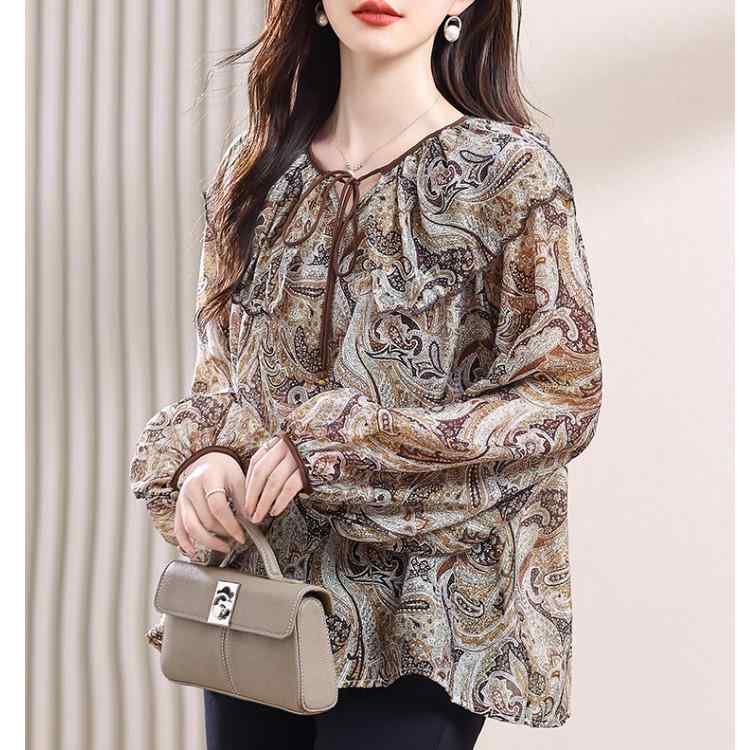 ファッション 服 オシャレ カワイイ シンプル 大カワイイ サイズ 婦服 フレンチ シャツ 夏 プリント ハイエンド カジュアル 日焼け防止 トップス