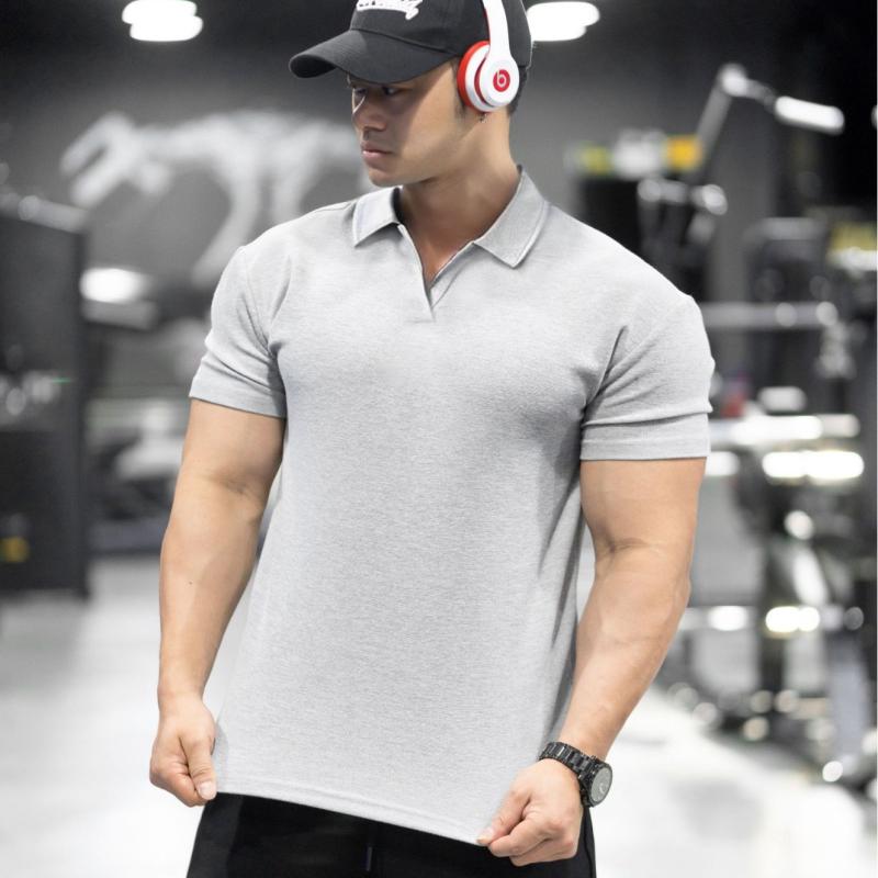 メンズ ファッション 服 オシャレ シンプル 大人 かっこいい 大きいサイズ ストリート 紳士服 ヒップホップ HipHop 夏 スタイル ヘンリー 襟 / ロ 袖口 スーツ トレーニング ウェア 通気性 カジュアル T シャツ